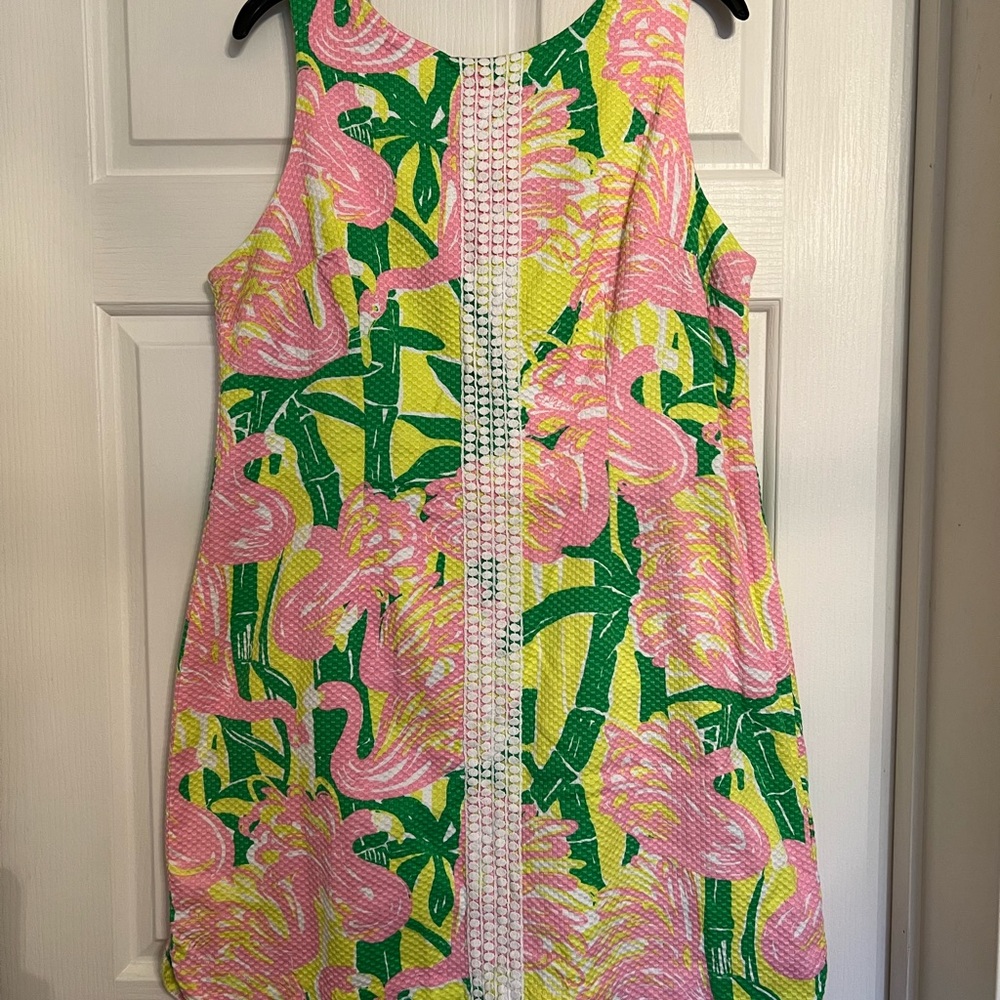 Lilly Pulitzer for Target Pink Flamingo shift dress women’s 16